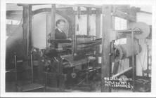 SA0462a - A Shaker Sister working at a loom. Identified on the front.